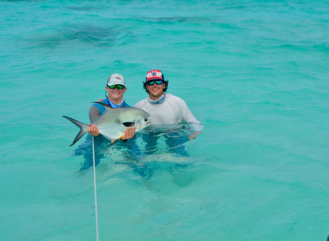Belize fly fishing Permit