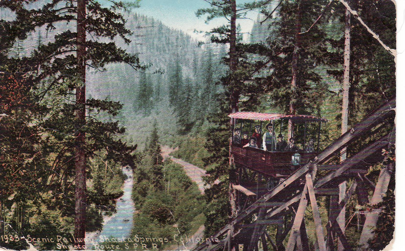 Shasta post card Jack Trout