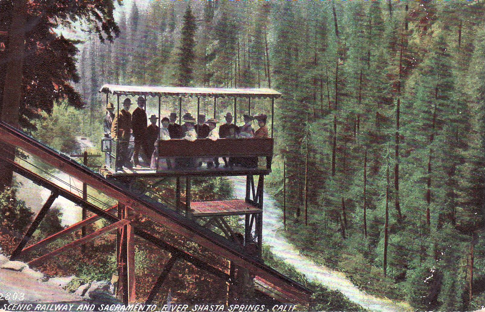 Shasta Springs post cards 1900's 