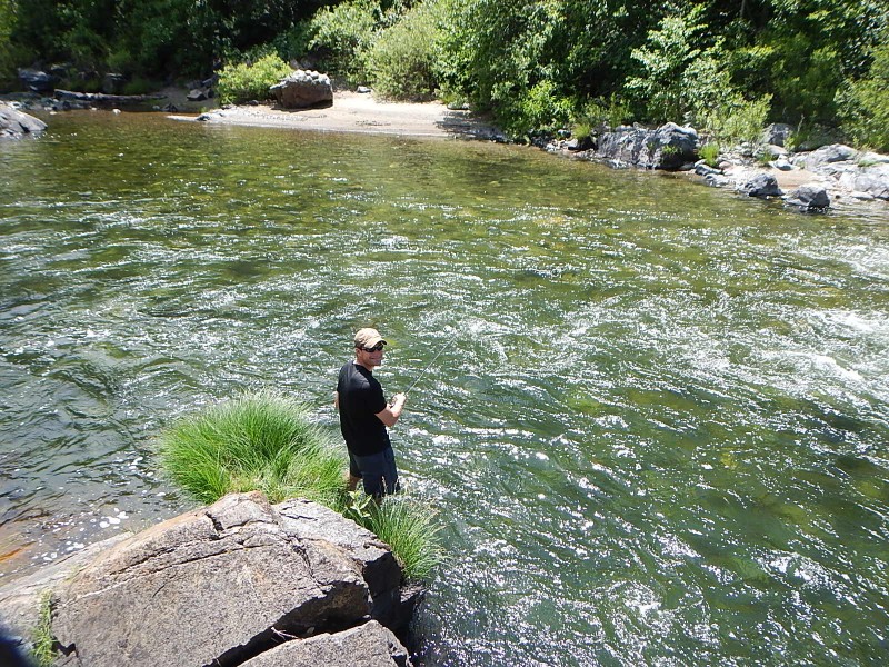 Jack trout fly fishing