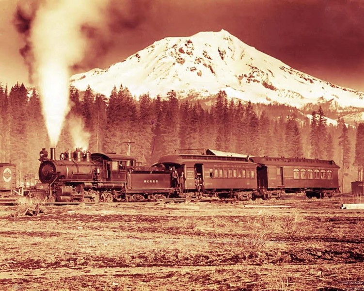 McCloud Railroad Shasta pic