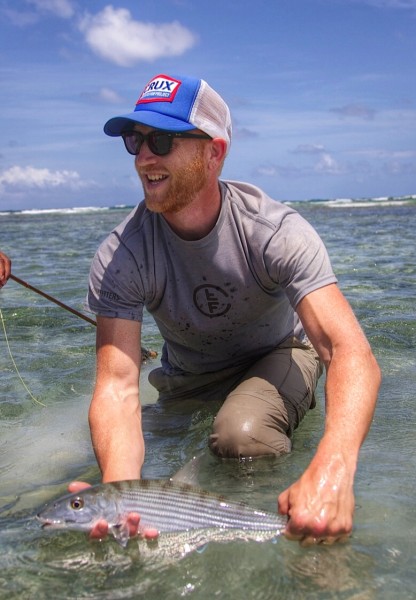 Jack Trout Fly Fish Belize Permit