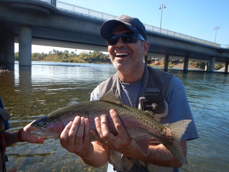 Klamath river steelhead by Jack Trout