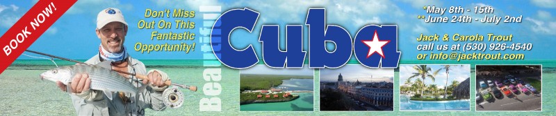 Jack Trout Fly Fishing Cuba Banner