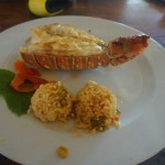 Lobster dinner Havana Cuba