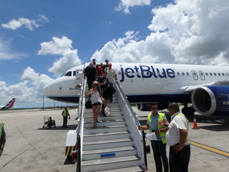 Americans arriving Havana Cuba 2016