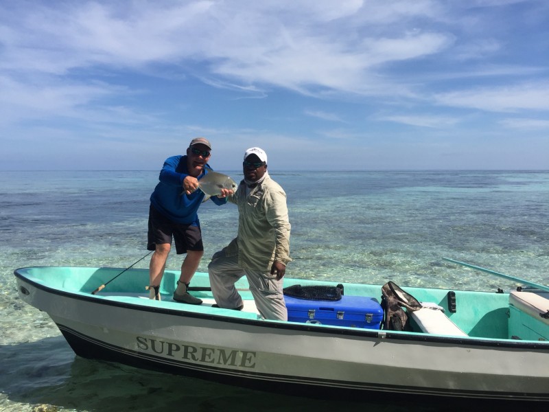 Fly fishing in Placencia