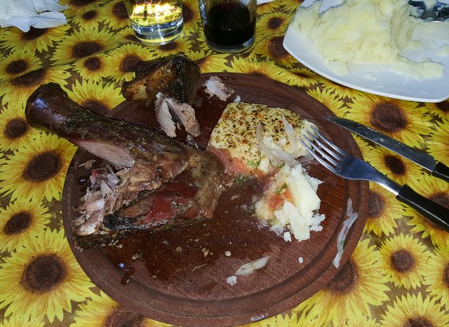 The best lamb I had on the trip, cooked by Jack Trout