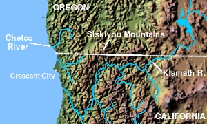 Chetco map