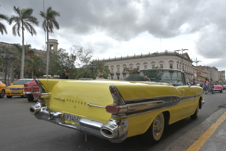 Hemingway's Car In Havana 