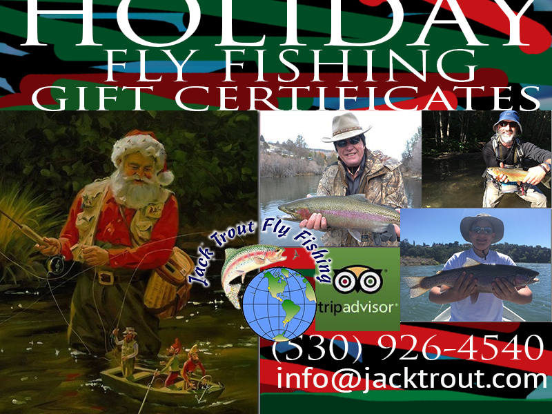 Fly fishing gift certificates for holidays