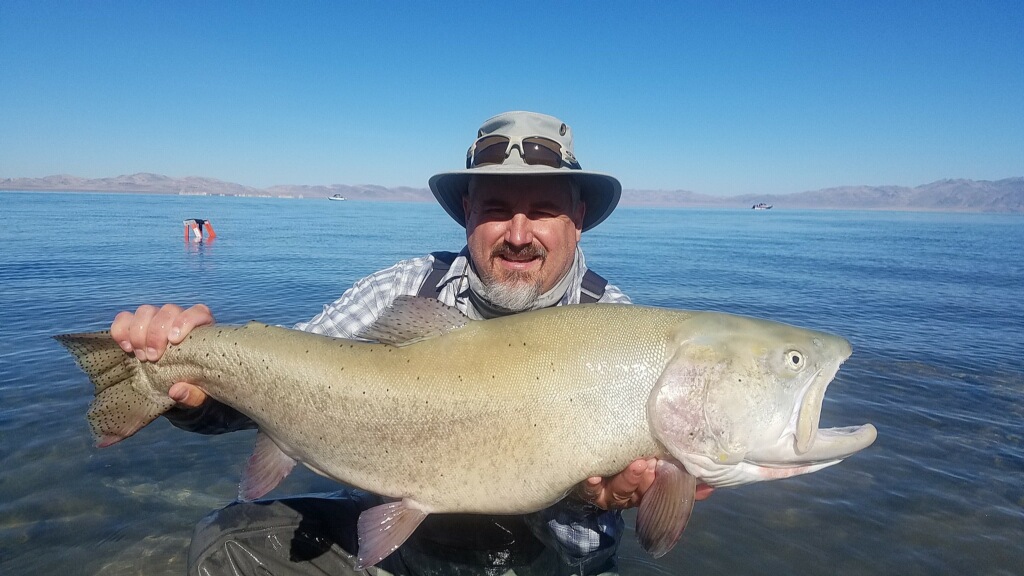 Pyramid Lake on Fly Jack Trout Fly Fishing