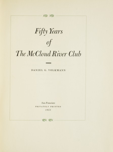 McCloud River Club