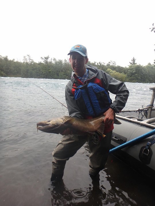 Chile fly fishing for salmon 